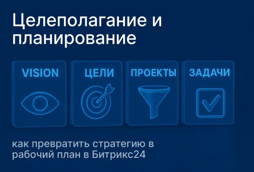 Целеполагание и планирование: как превратить стратегию в рабочий план в Битрикс24
