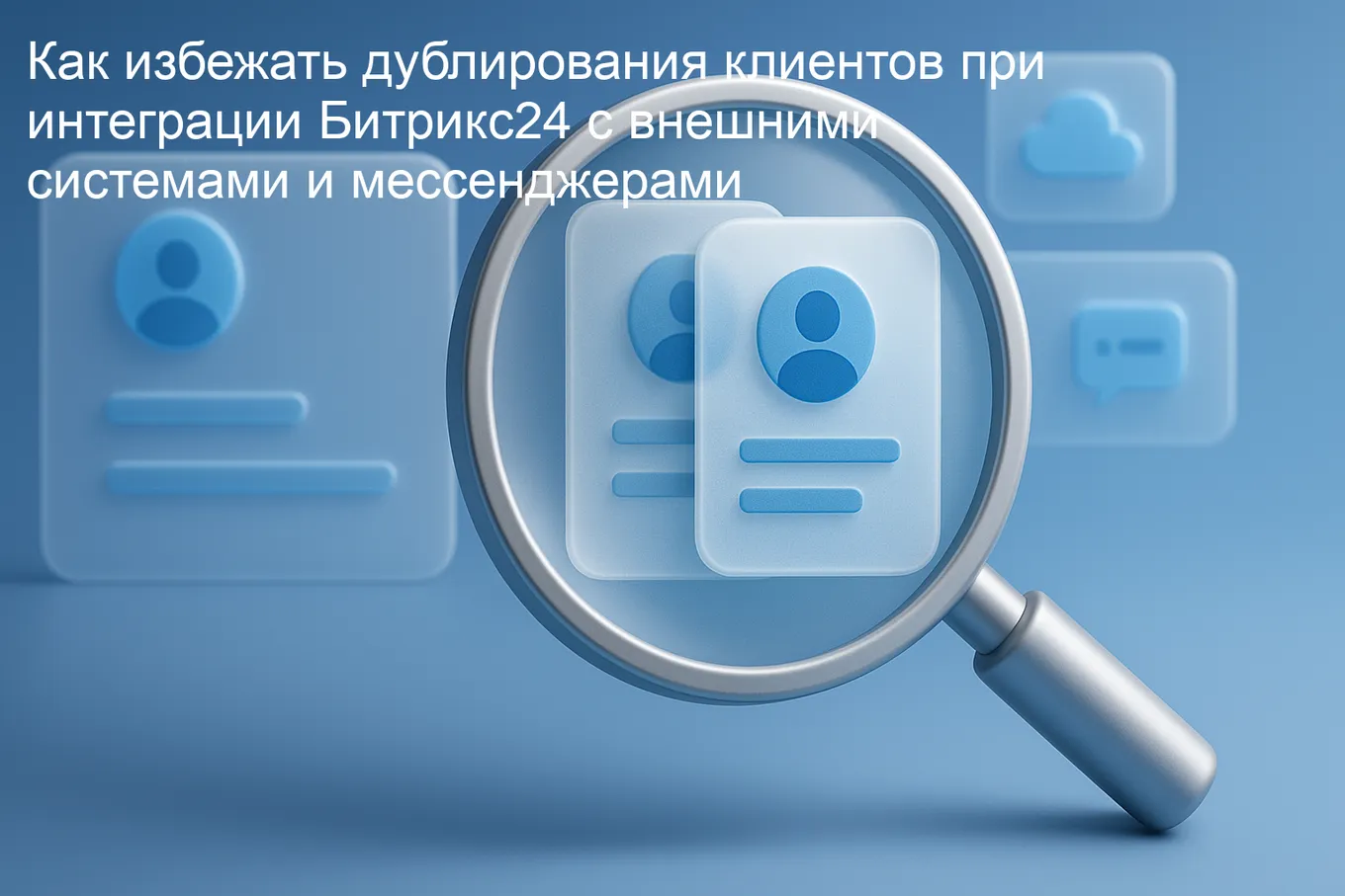 Как избежать дублирования клиентов при интеграции Битрикс24 с внешними системами и мессенджерами
