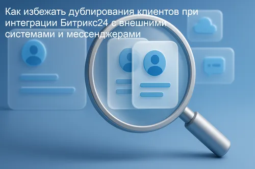 Как избежать дублирования клиентов при интеграции Битрикс24 с внешними системами и мессенджерами