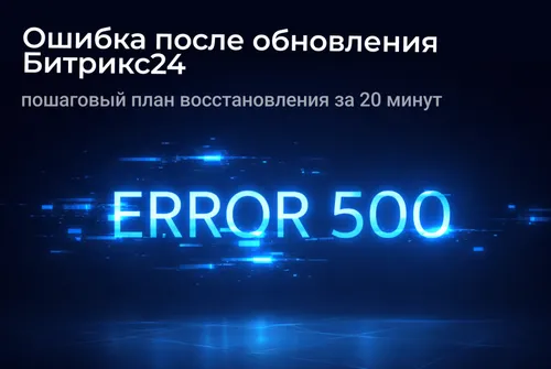 Ошибка 500 в Битрикс24 после обновления: решение за 20 минут