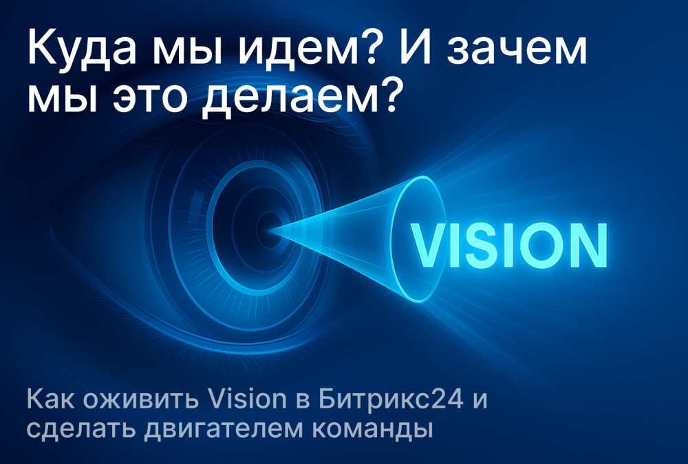 Куда мы идем? И зачем мы это делаем? Как оживить Vision в Битрикс24 и сделать двигателем команды