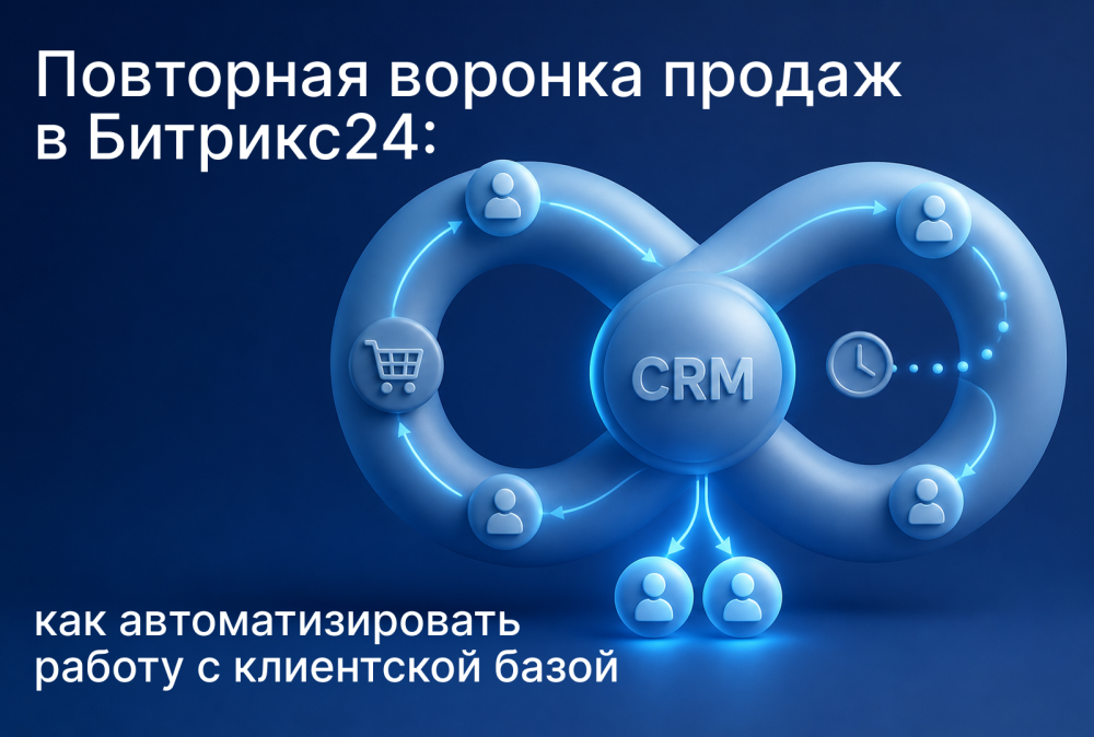 Повторная воронка продаж в Битрикс24: как автоматизировать работу с клиентской базой