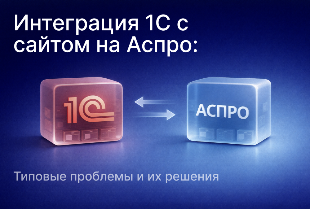 Интеграция 1С с Аспро: разбор реальных проблем 2026 и способы их устранения