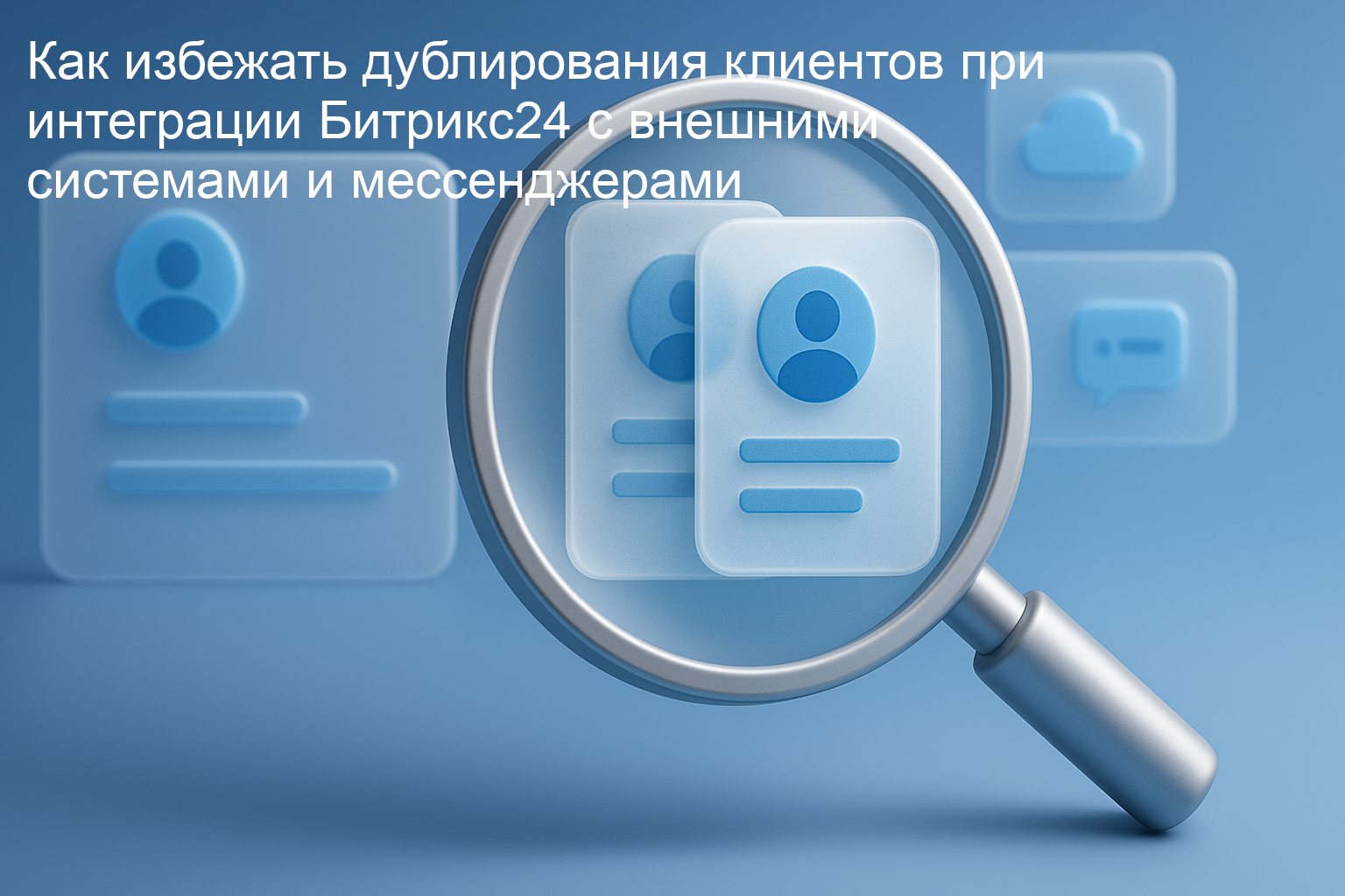 Как избежать дублирования клиентов при интеграции Битрикс24 с внешними системами и мессенджерами
